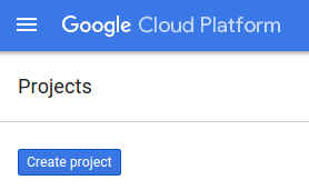 Project dialog